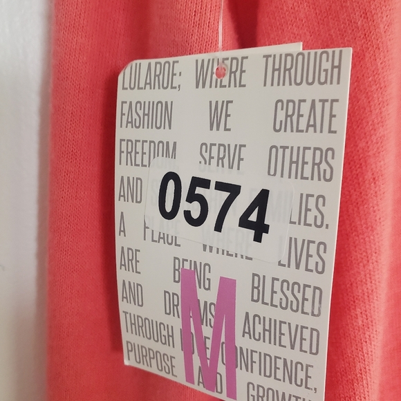 LuLaRoe Joy Vest Coral Med - Picture 5 of 11